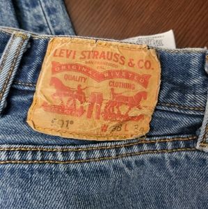 Levi's Mens 501 Button Fly 38x34